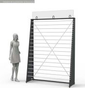 P1 Présentoir Simple Face 16 barres